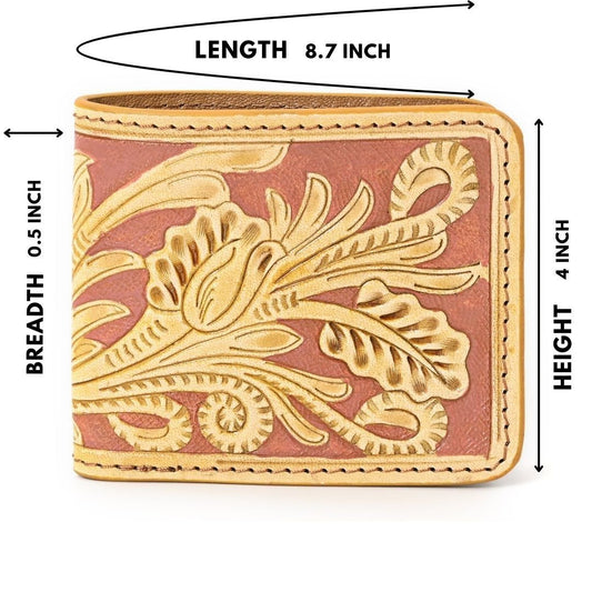 HushaHide™ Premium Genuine Leather Wallet for Men – Classic Minimal Bifold - HUSHAHIDE