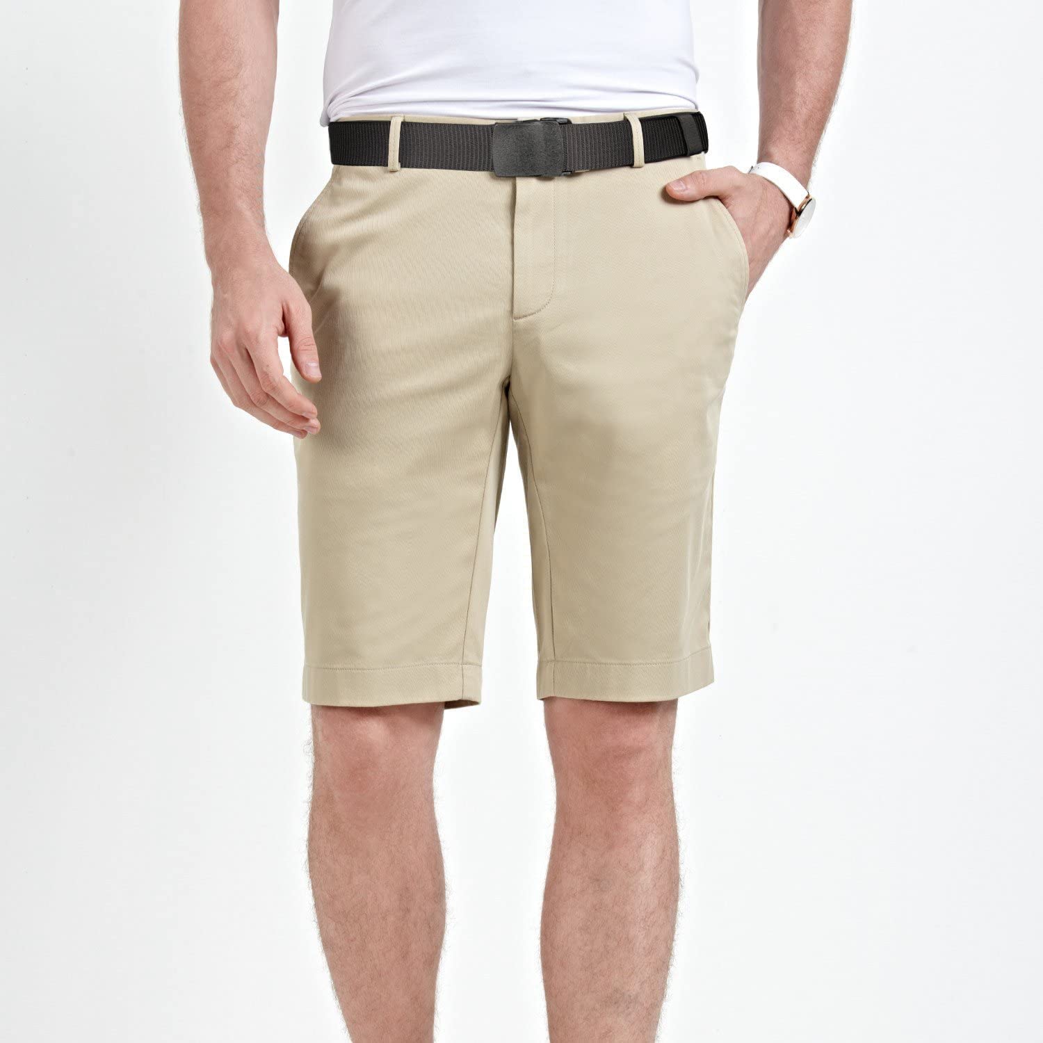 Men's Tactical Nylon Belt with Plastic Buckle – Lightweight, Adjustable & Durable for Jeans, Cargo, Outdoor Use - HUSHAHIDE