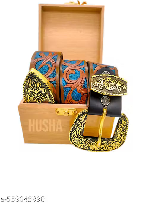 Handmade leather belt