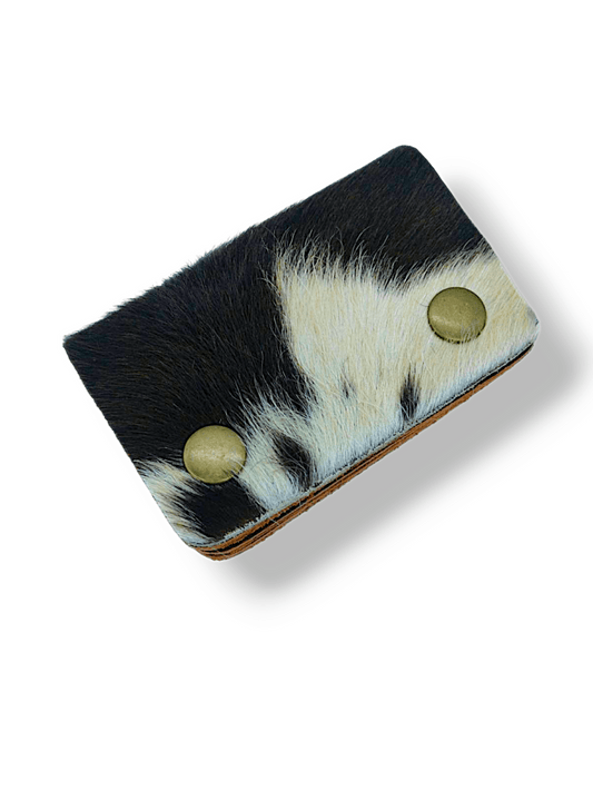 Product Title: Genuine Leather Accordion Card Holder with Goathide Exterior – Multi - Slot Business & Credit Card Organizer - HUSHAHIDE